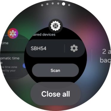 To end one running application, slide your finger upwards on the required application.