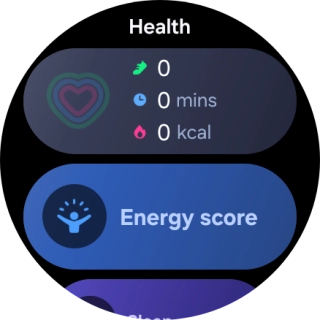 Press and hold the required widget.