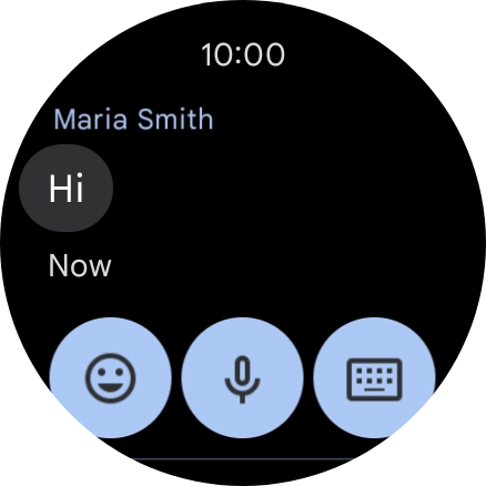 Press the microphone icon.