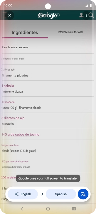 Follow the instructions on the screen to select the required language settings and use the function.