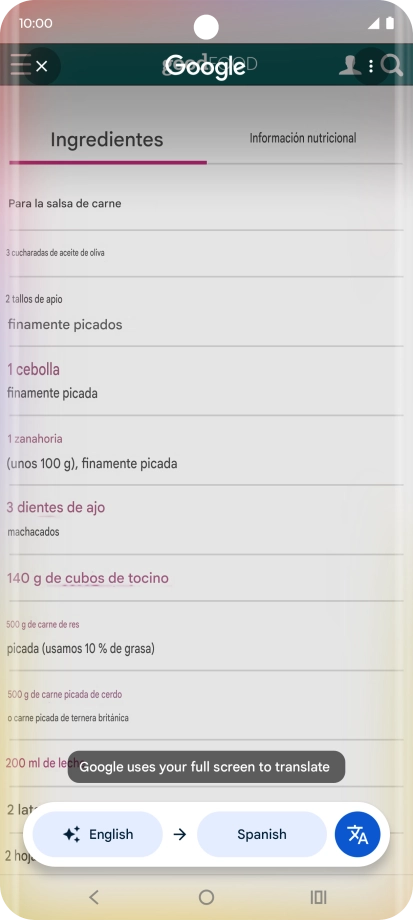 Follow the instructions on the screen to select the required language settings and use the function.