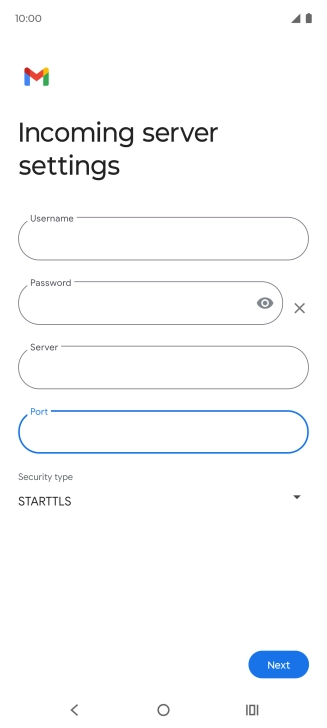 Press the drop down list below 