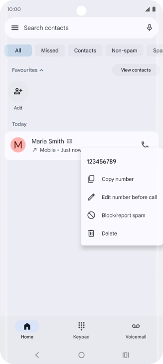 Press Block/report spam. Press Block/report spam.