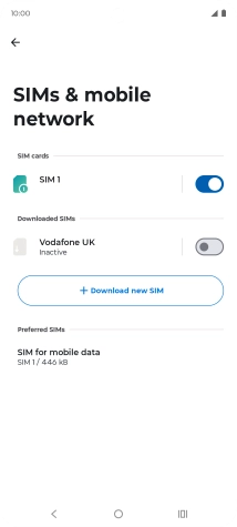 Press the required price plan.