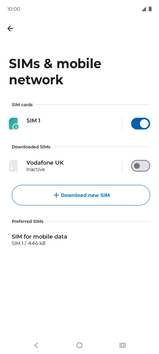 Press the required price plan.