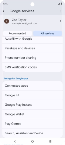 Press Search, Assistant and Voice.