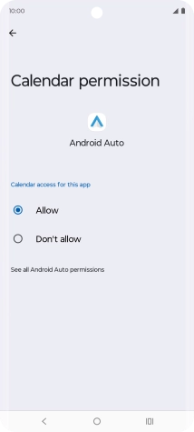 The app activity for the selected app is displayed.