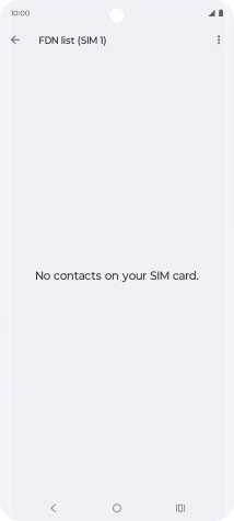 Press the menu icon.