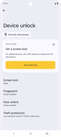 Press the Home key to return to the home screen.