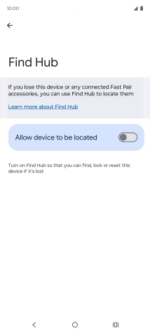 Press the indicator next to Press the indicator next to