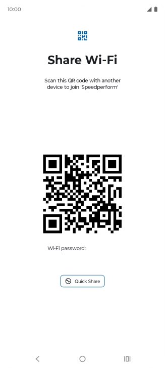 Place the QR code inside the camera frame on the other device to scan the code.