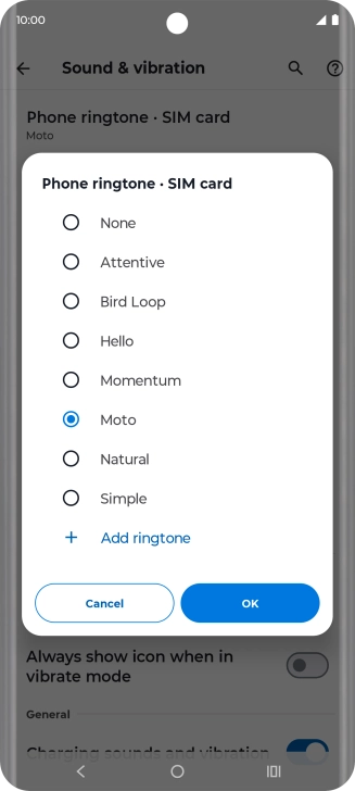 Press the required ring tones to hear them. Press the required ring tones to hear them.