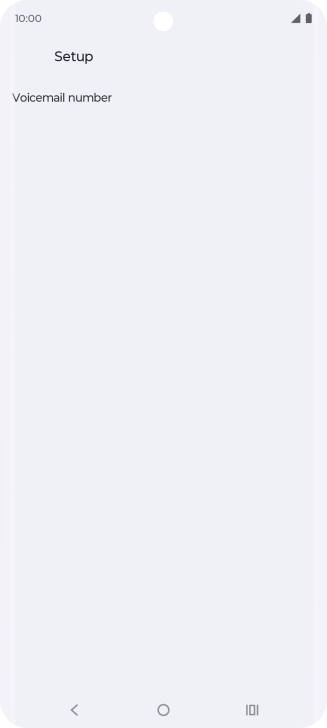 Press Voicemail number.