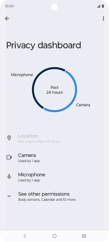 Press See other permissions.