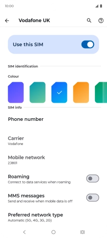 Press the Home key to return to the home screen.