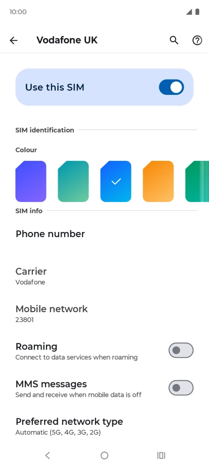Press the Home key to return to the home screen.