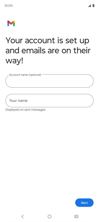 Press the field below 