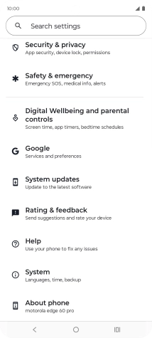 Press About phone. Press About phone.