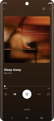 Press arrow right to go to the next audio file.
