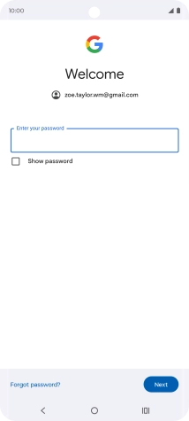 Press the field below 