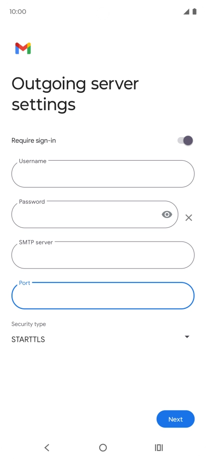 Press the drop down list below 
