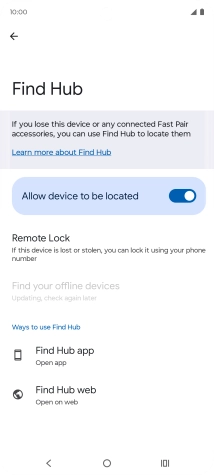 Press the Home key to return to the home screen. Press the Home key to return to the home screen.