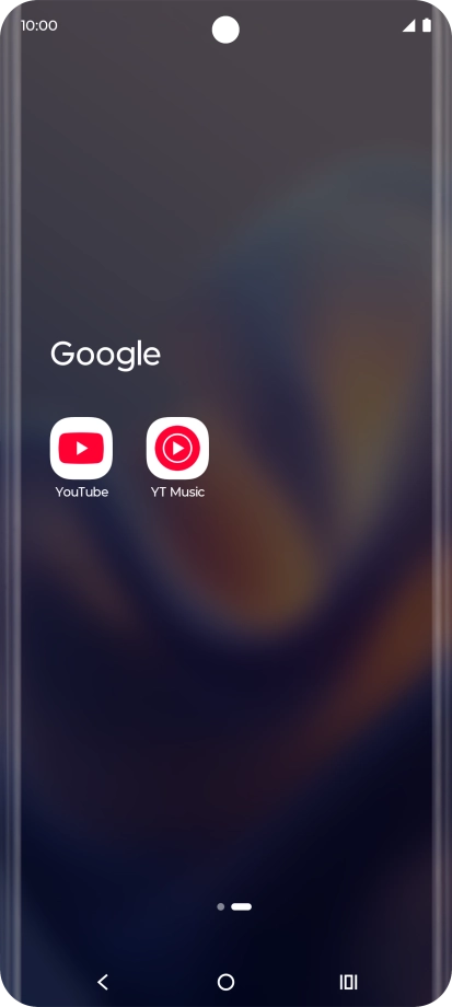 Open YouTube and go to the required video.