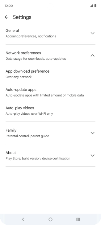 Press Auto-update apps. Press Auto-update apps.