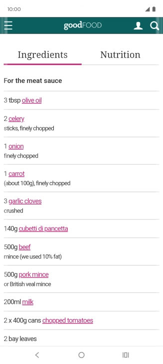 Go to the required screen.