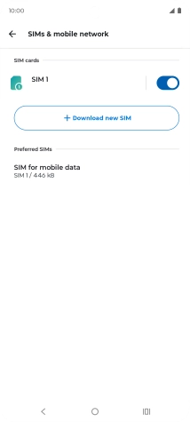 Press the Home key to return to the home screen.