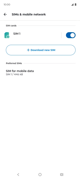 Press the Home key to return to the home screen.