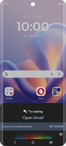 Say, in your own words, what you would like your phone to do, e.g.: OPEN [application], CALL [contact], SEARCH FOR [information]. It's not necessary to use a specific command for each function.