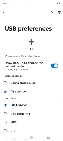 Press File transfer.