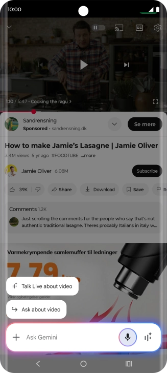 Press Ask about video.