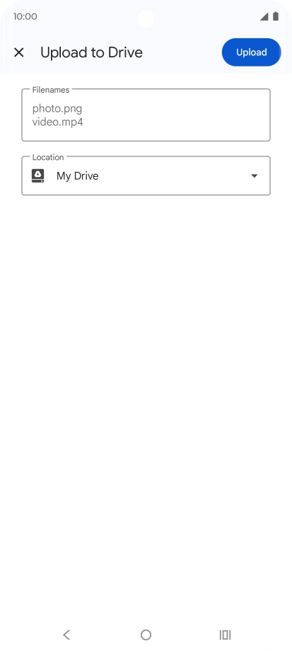 Press the field below Press the field below