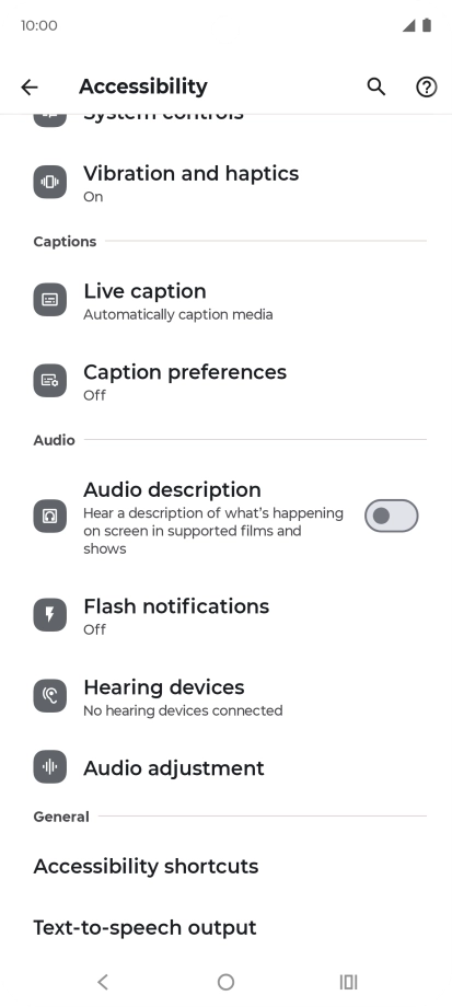 Press the required category below 