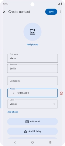 Press Save. Press Save.
