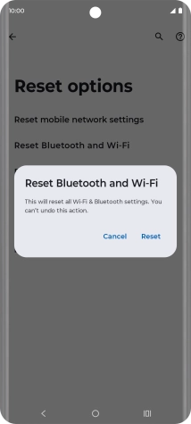 Press Reset. Press Reset.