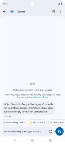 Write or say in your own words which topic you would like to use.