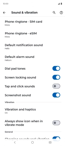 Press Phone ringtone. Press Phone ringtone.