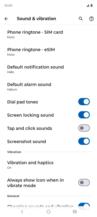 Press Phone ringtone. Press Phone ringtone.