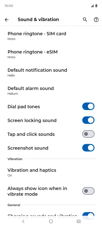 Press Phone ringtone. Press Phone ringtone.