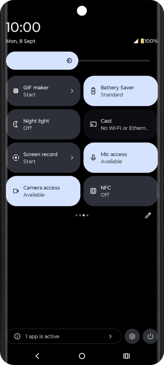 Press the Home key to return to the home screen.
