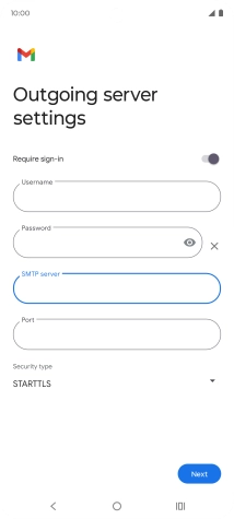 Press the field below 