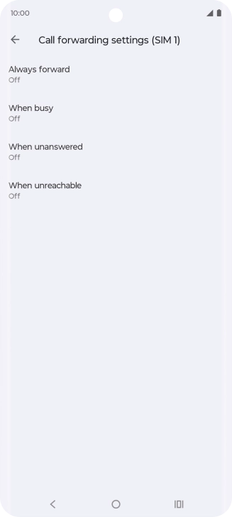 Press the Home key to return to the home screen.