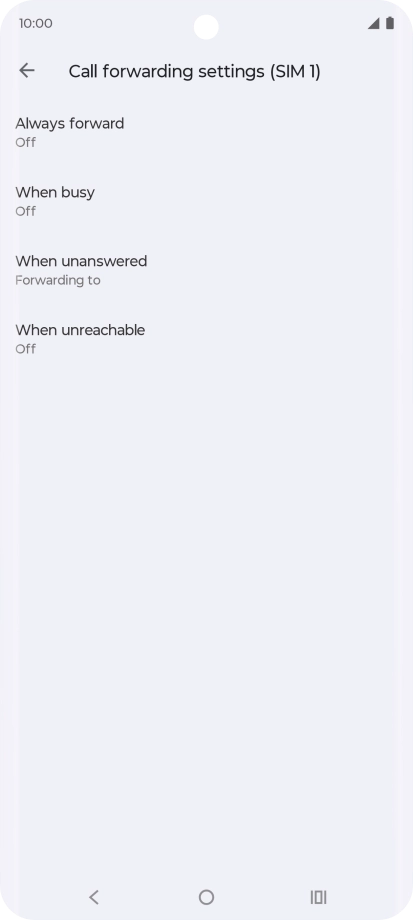 Press the Home key to return to the home screen.