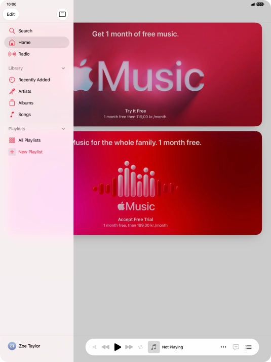 Press New Playlist.