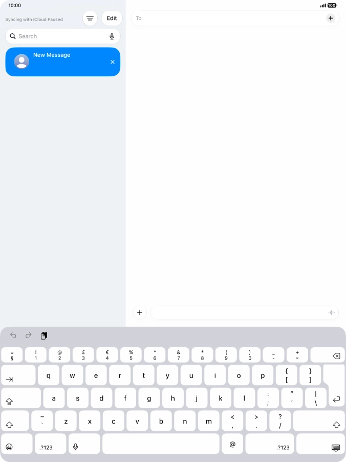 Press the add icon.