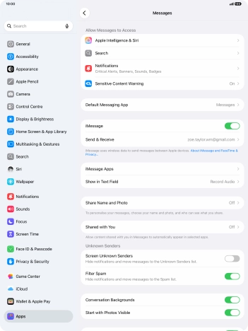 Slide your finger upwards starting from the bottom of the screen to return to the home screen.