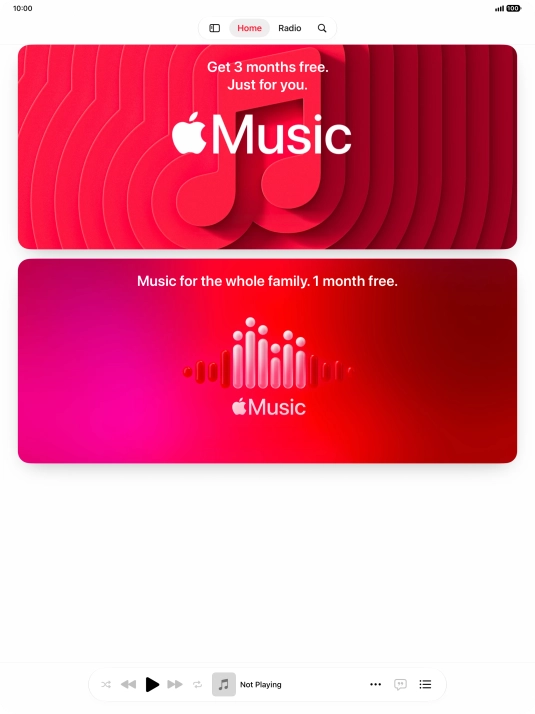 Slide your finger upwards starting from the bottom of the screen to return to the home screen.